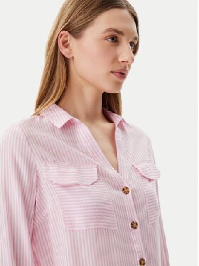 Vero Moda Koszula Bumpy 10275283 Różowy Regular Fit
