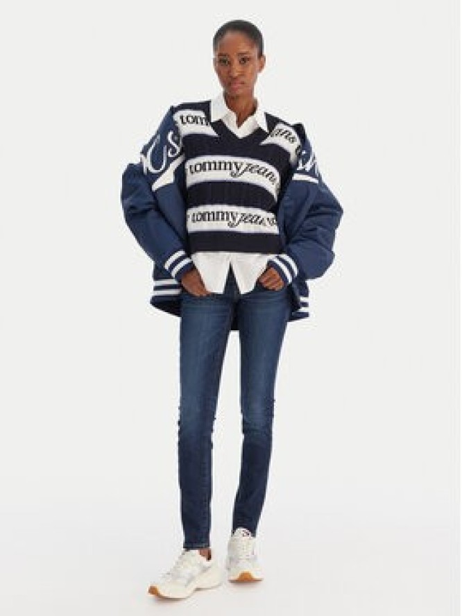 Tommy Jeans Jeansy Sophie DW0DW19274 Niebieski Skinny Fit
