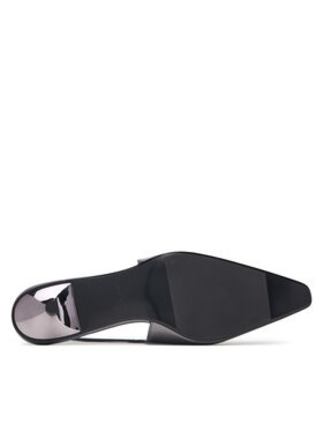 Calvin Klein Czółenka Kitten Heel Pump Sling Mirr Lth HW0HW03275 Czarny