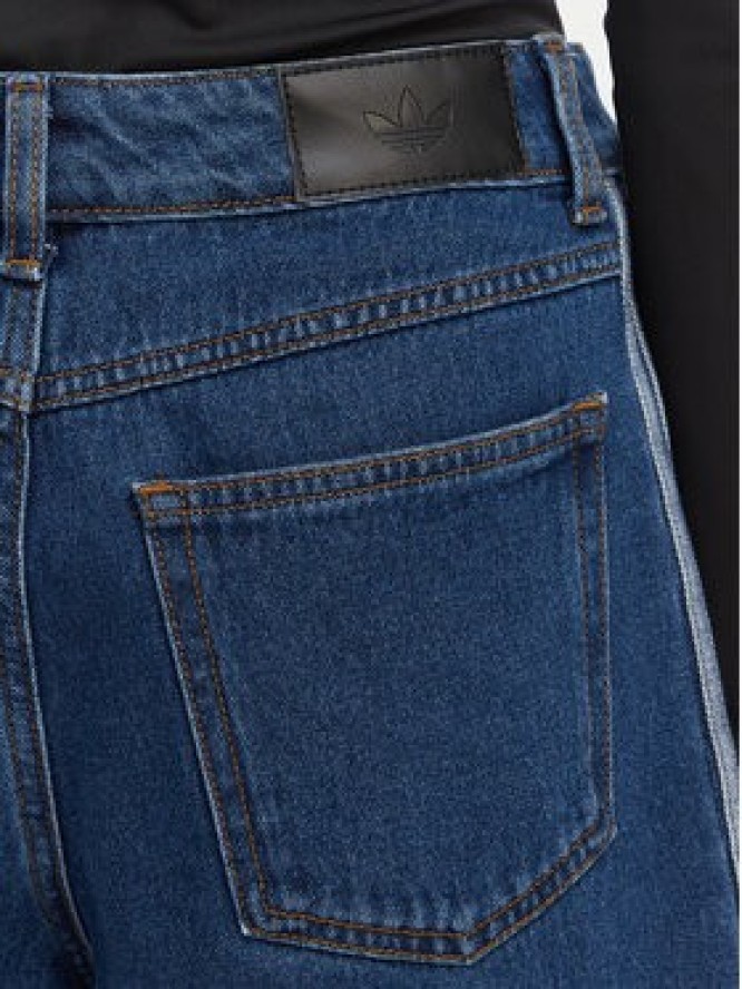 adidas Szorty jeansowe Firebird Jorts KD2915 Niebieski Oversize
