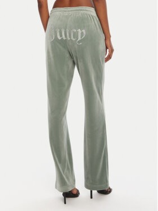 Juicy Couture Spodnie dresowe Tina JCAPW045 Zielony Regular Fit
