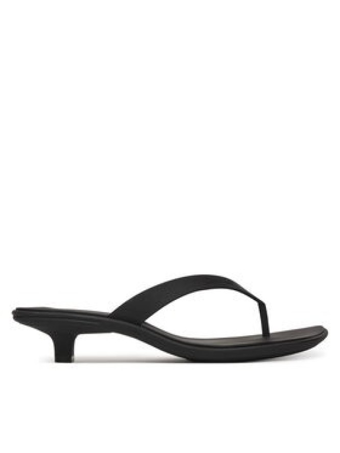 Calvin Klein Japonki Flip Flop Kitten Heel Thong Tpu HW0HW02965 Czarny