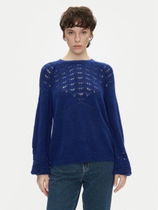 Pepe Jeans Sweter Naina PL702241 Niebieski Regular Fit