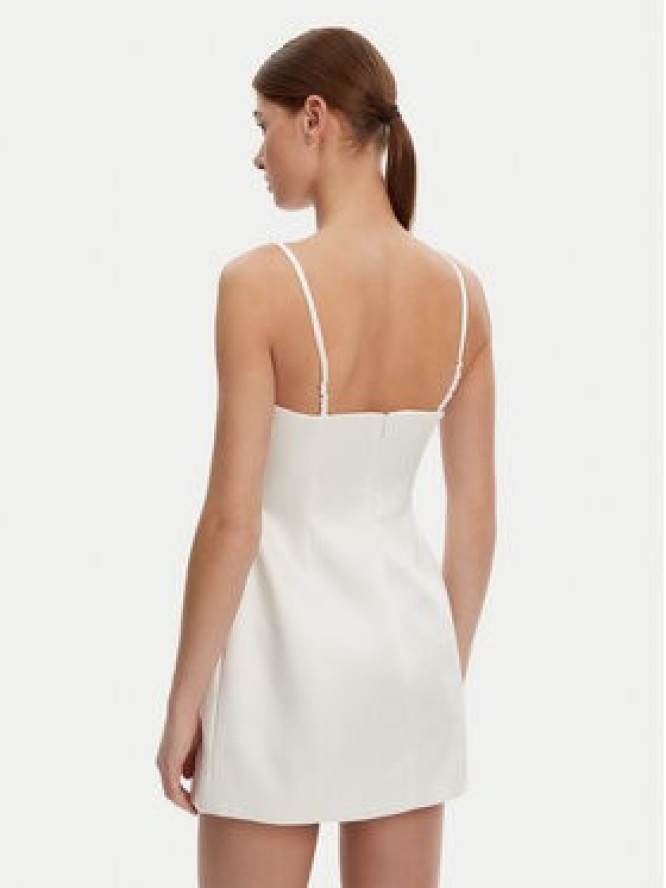 Bardot Sukienka koktajlowa 59817DB Biały Slim Fit