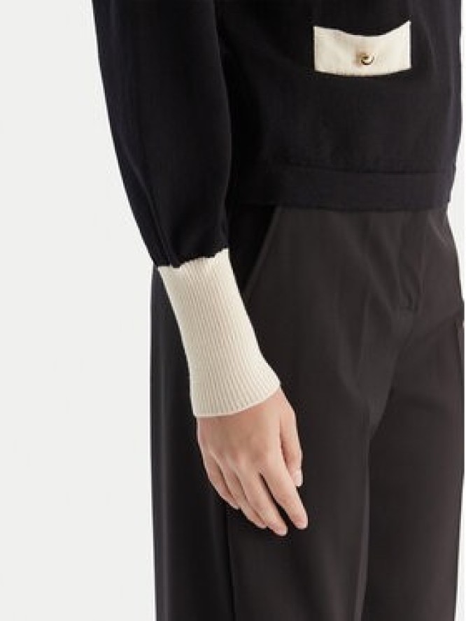 Luisa Spagnoli Sweter Maluma 100211 Czarny Regular Fit