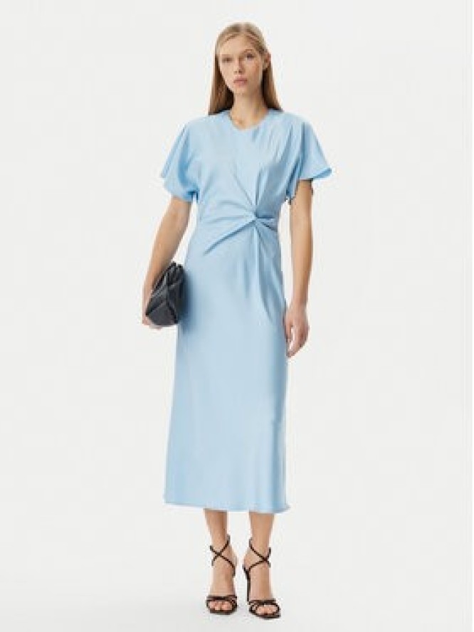 Rinascimento Sukienka koktajlowa CFC0122932003 Błękitny Regular Fit