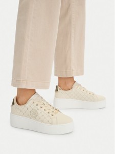 Nine West Sneakersy EO-SS26-3C601 Beżowy jasny