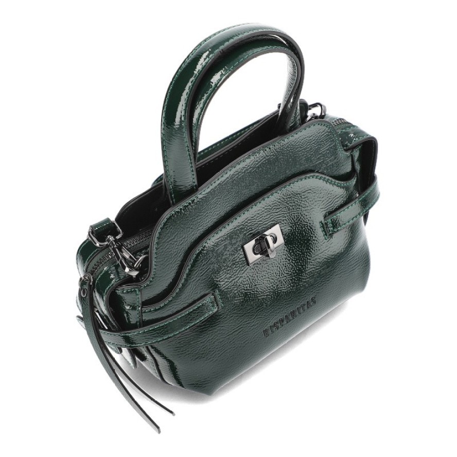 Zielony Elegancki Kuferek Damski Hispanitas