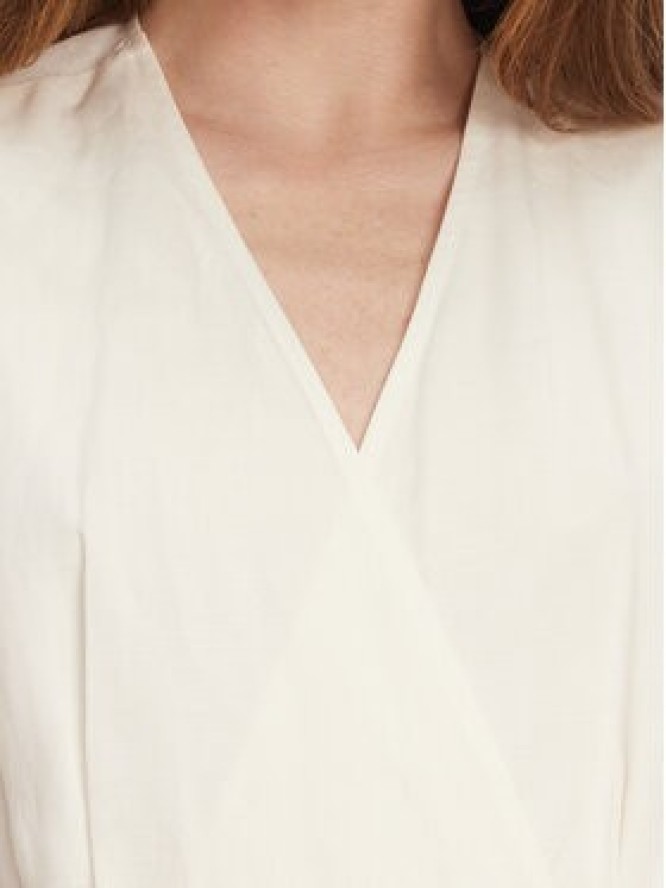 TWINSET Sukienka letnia 251TT2072 Écru Loose Fit