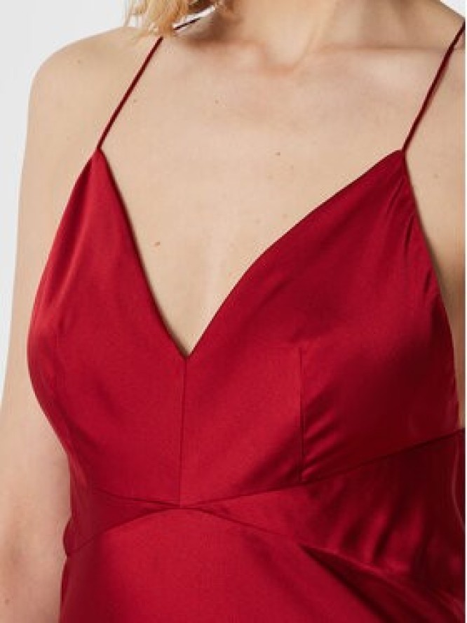 Marciano Guess Sukienka wieczorowa 3RGK28 9444Z Czerwony Slim Fit