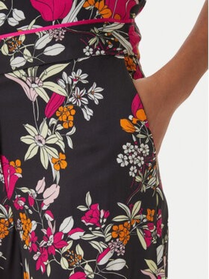 Simona Corsellini Spodnie materiałowe P26CPPG00301 Czarny Regular Fit