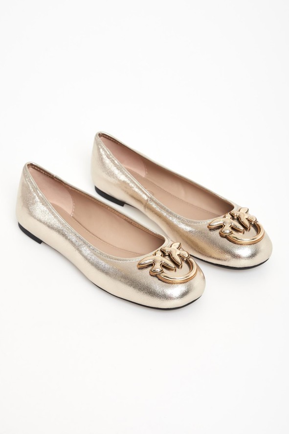 Baleriny skórzane PINKO