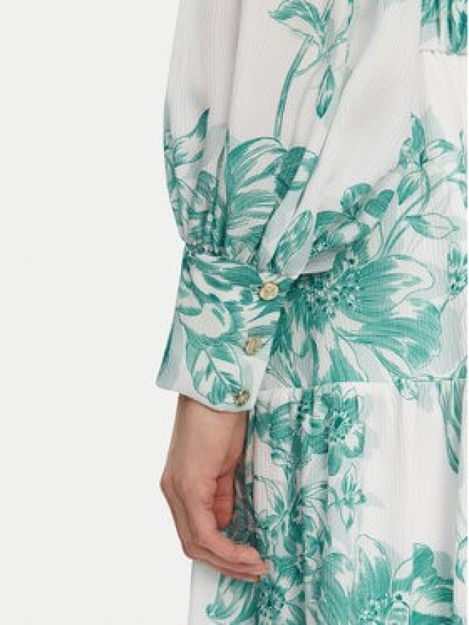 Guess Sukienka wieczorowa W5PK1C WHHC0 Turkusowy Regular Fit