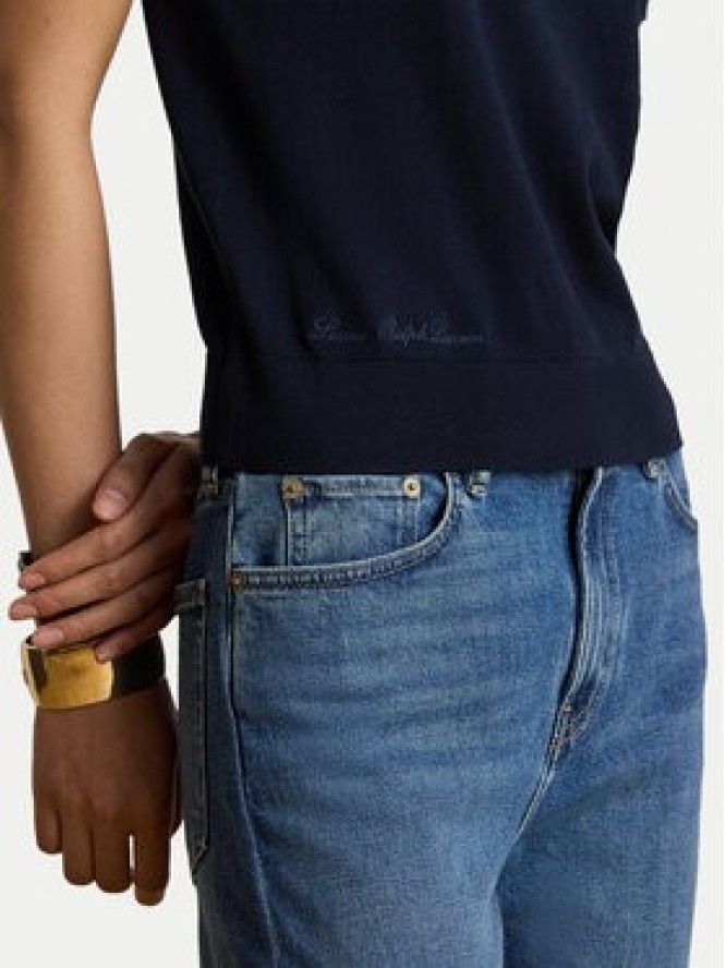 LAUREN RALPH LAUREN T-Shirt 200P14055003 Granatowy Regular Fit