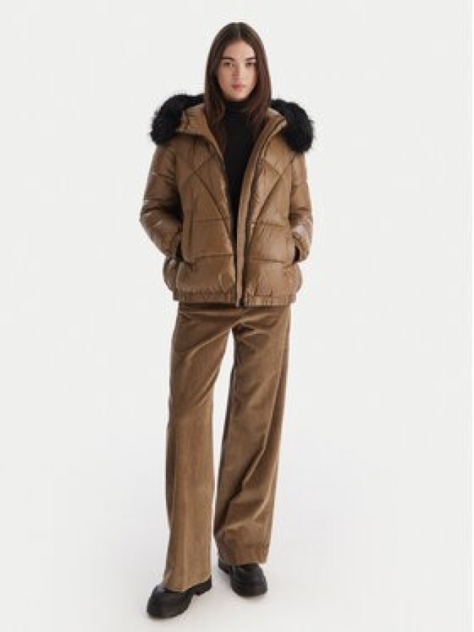 Geox Kurtka zimowa Backsie W5628S T3121 F5212 Brązowy Oversize