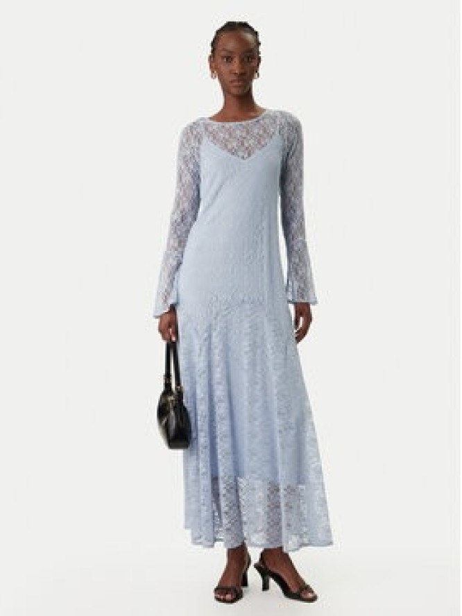 Vero Moda Sukienka letnia Loulou 10346192 Błękitny Loose Fit