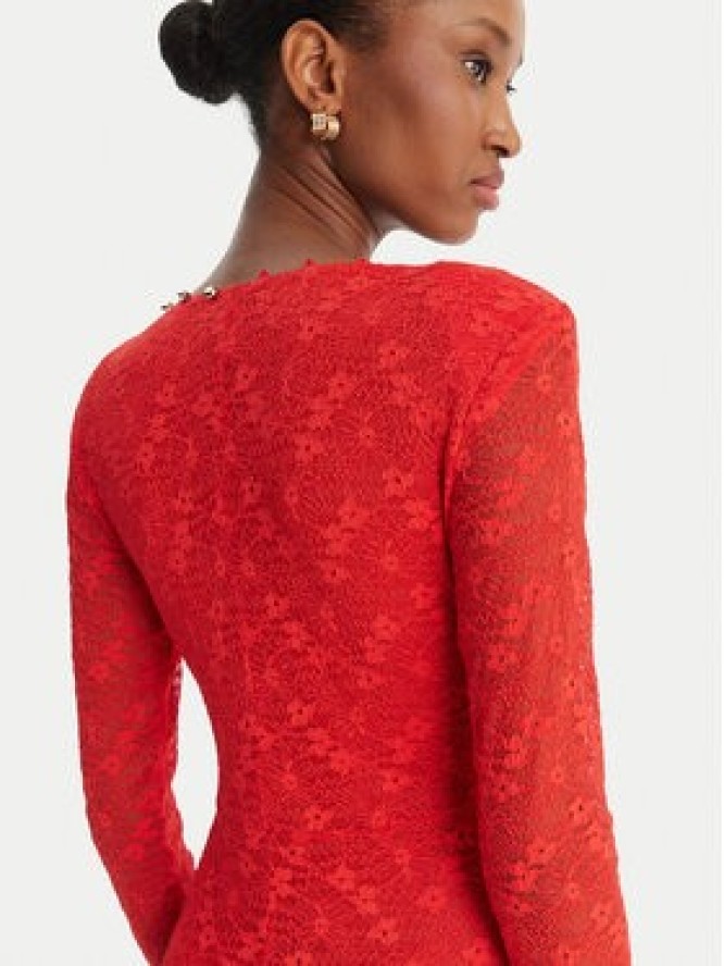 Bardot Sukienka koktajlowa Zenia 60239DB Czerwony Slim Fit