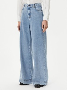 Weekend Max Mara Jeansy Vega 2515181061 Niebieski Wide Leg