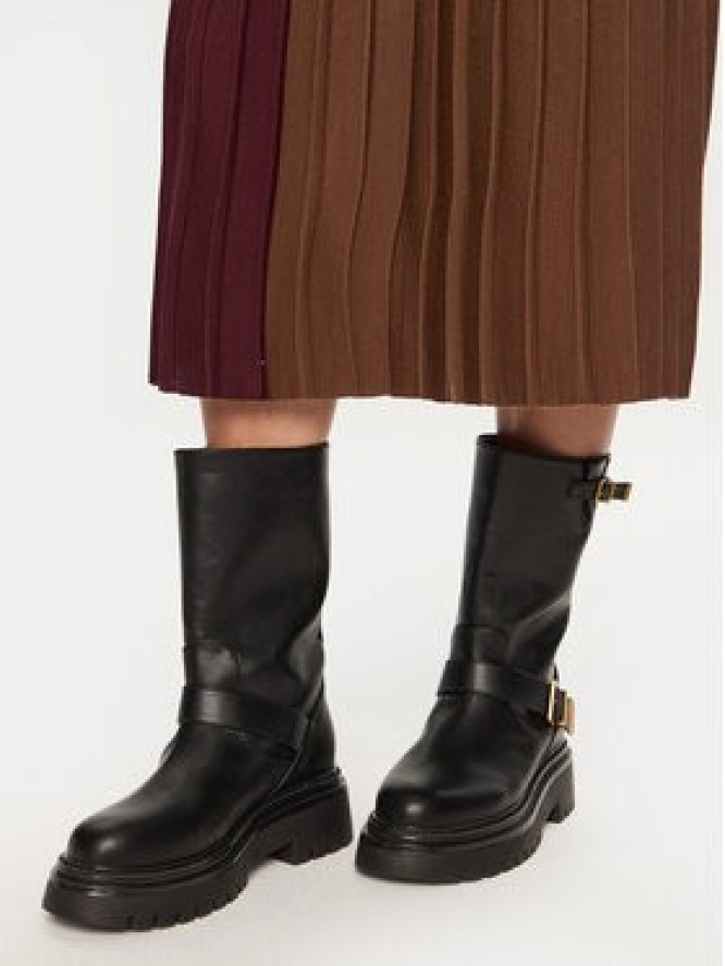 Weekend Max Mara Spódnica plisowana Virgin 2425306022 Beżowy Regular Fit