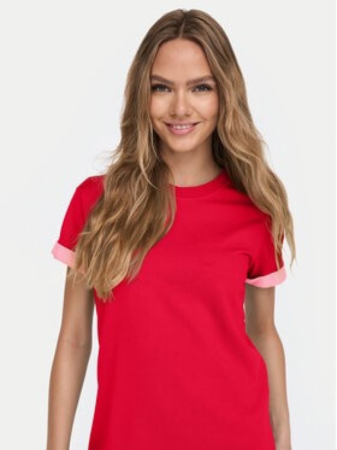 JDY Sukienka codzienna Ivy 15174793 Czerwony Regular Fit