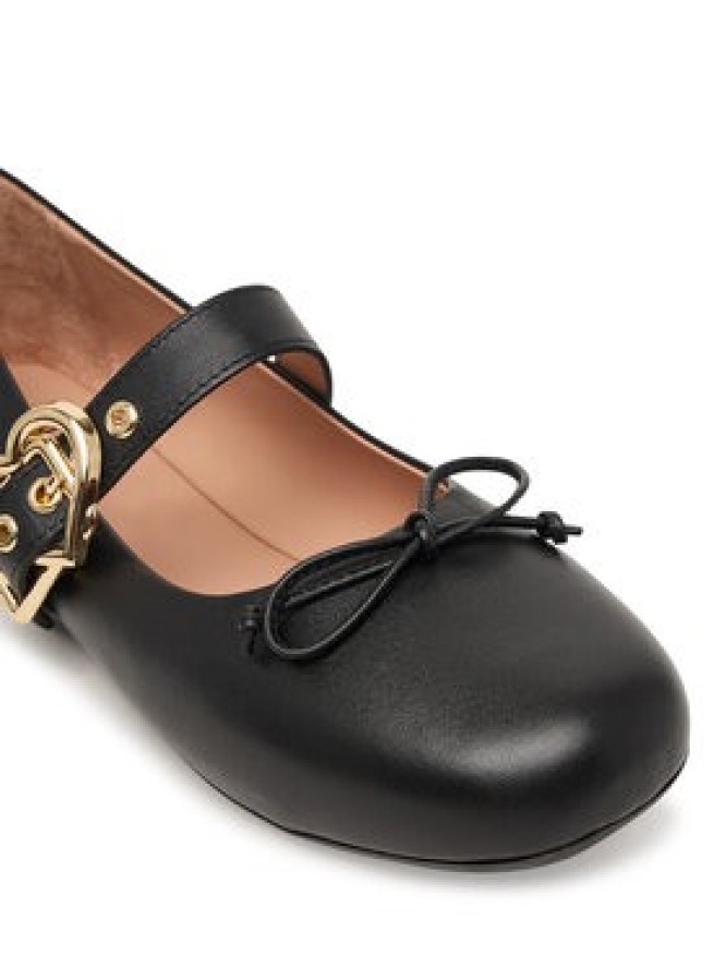 LOVE MOSCHINO Baleriny JA11091G1PIE0000 Czarny