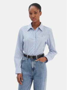 Tommy Hilfiger Koszula Ess WW0WW47169 Niebieski Regular Fit