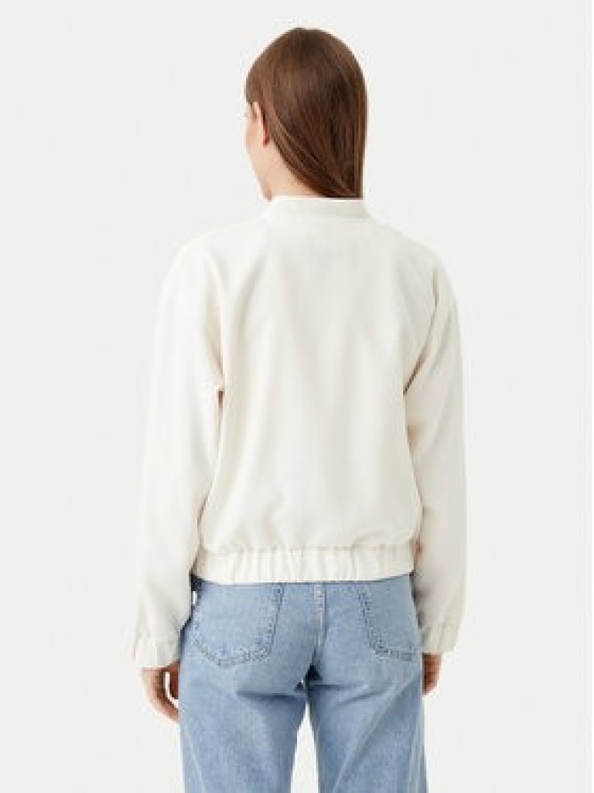 Pieces Kurtka bomber Annie 17150150 Biały Regular Fit