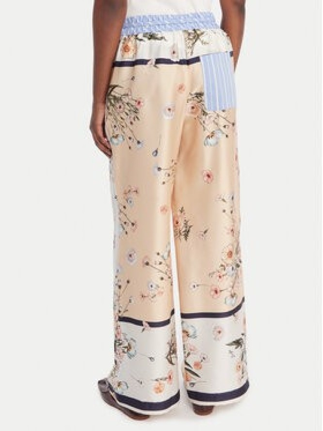 Liu Jo Spodnie materiałowe WA6358 T2555 Beżowy Relaxed Fit