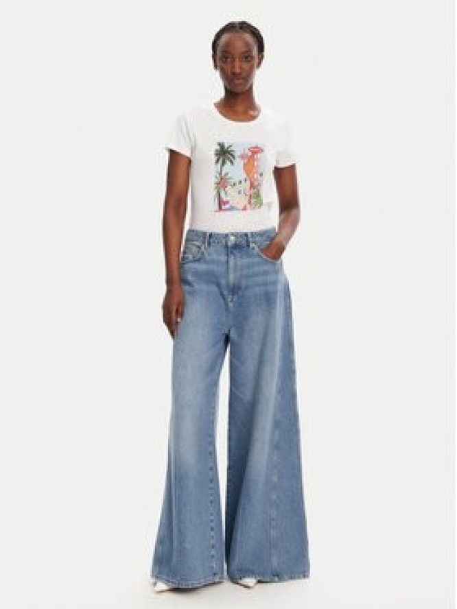 Liu Jo T-Shirt WA5239 JS923 M9565 Biały Regular Fit