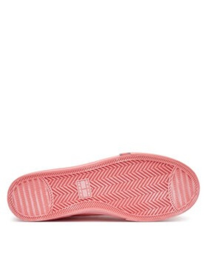 Tommy Jeans Tenisówki Archive Vulc Y2K Washed Canvas EN0EN02957 Różowy