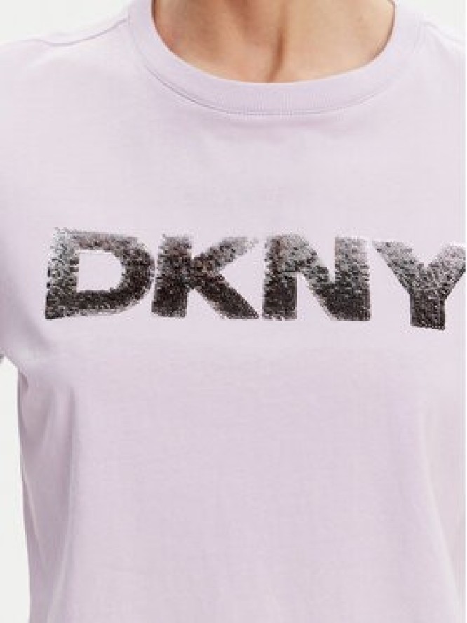DKNY Sport T-Shirt DP4T1035 Fioletowy Regular Fit