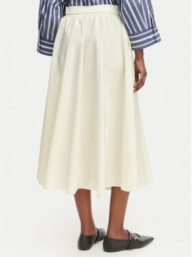 MAX&Co. Spódnica midi Gonna 2616101084200 Kremowy Regular Fit