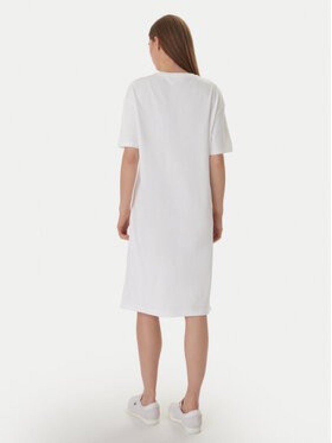 Lacoste Sukienka codzienna EF2883 Écru Oversize