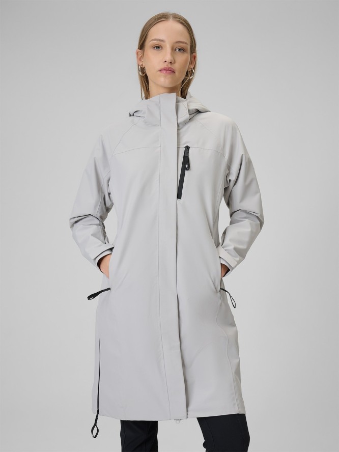 4F Płaszcz membrana 8000 damski - szary S