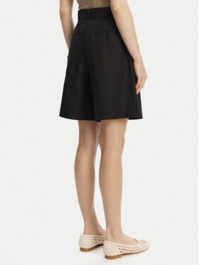 Weekend Max Mara Bermudy Ecuba 2515141032 Czarny Regular Fit