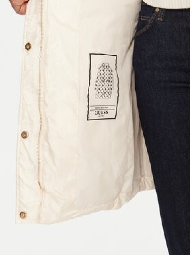 Guess Kurtka zimowa W5BL44 W2912 Beżowy Regular Fit