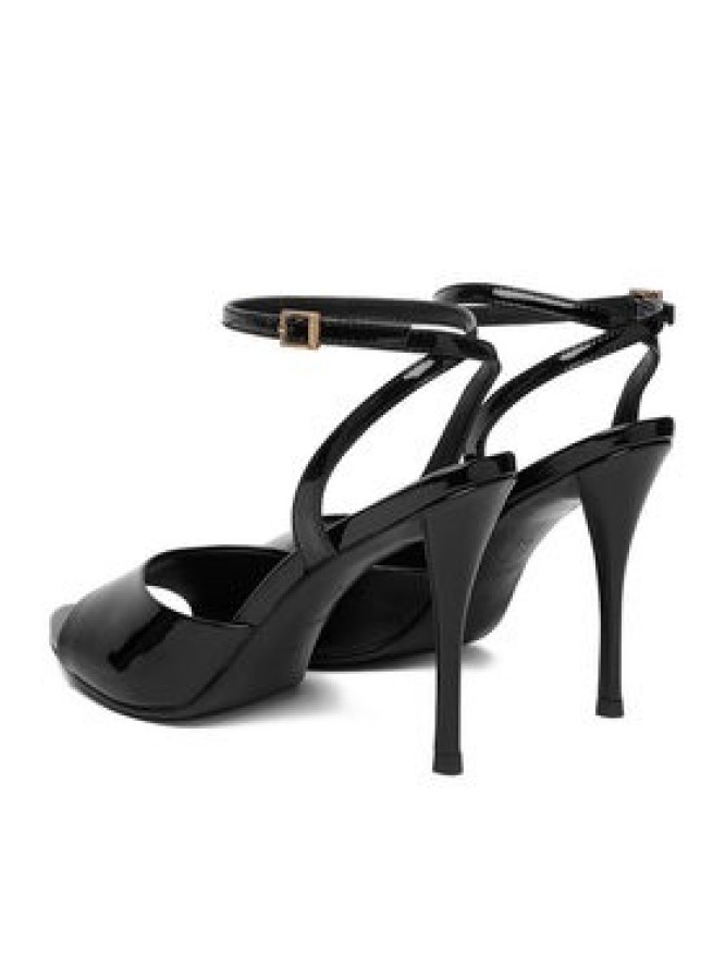 Eva Minge Sandały EO-FLORA-LT1605-6 Czarny