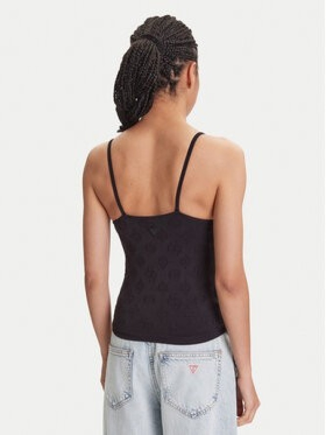 Guess Top V5YP05 Z3OA0 Czarny Slim Fit