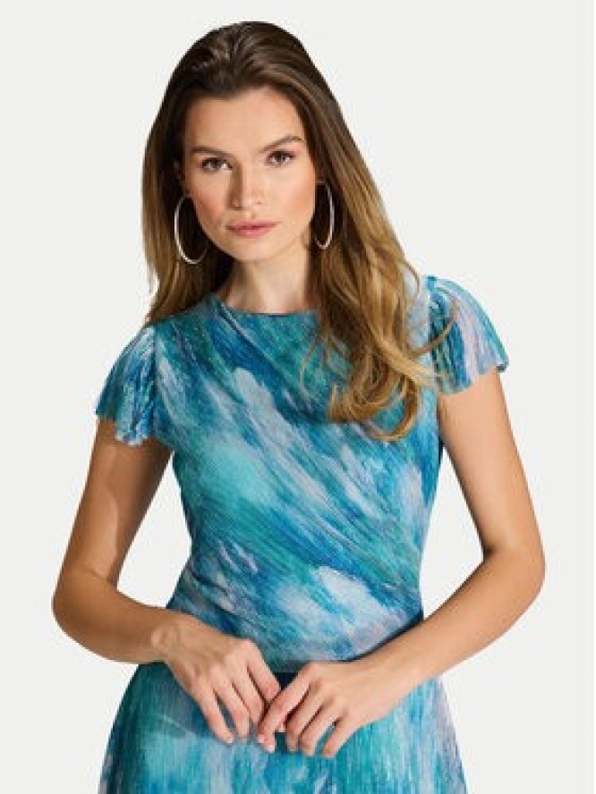 Swing Sukienka koktajlowa 5AI21300 Niebieski Regular Fit