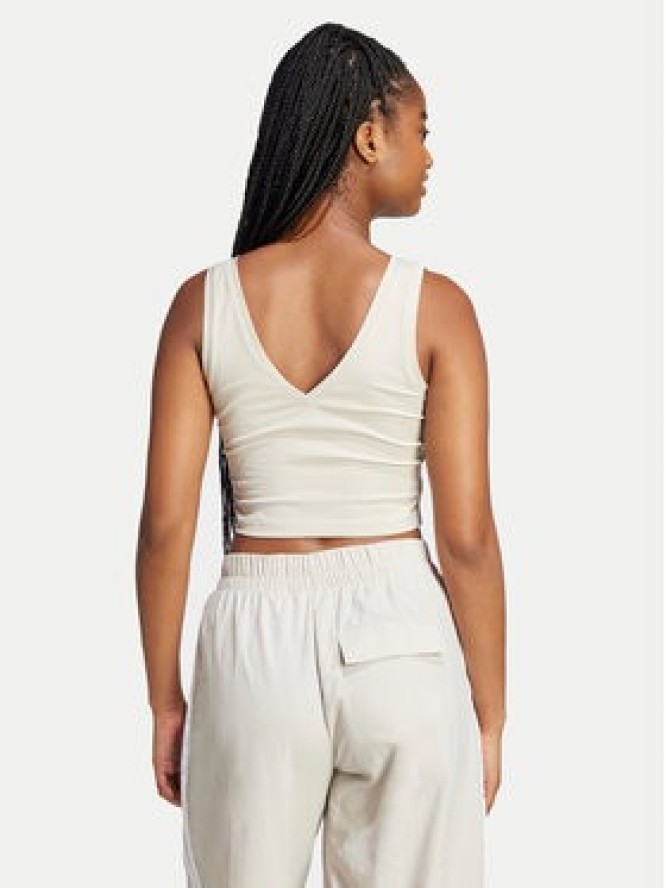 adidas Top Essentials Small Logo JD0561 Beżowy Slim Fit