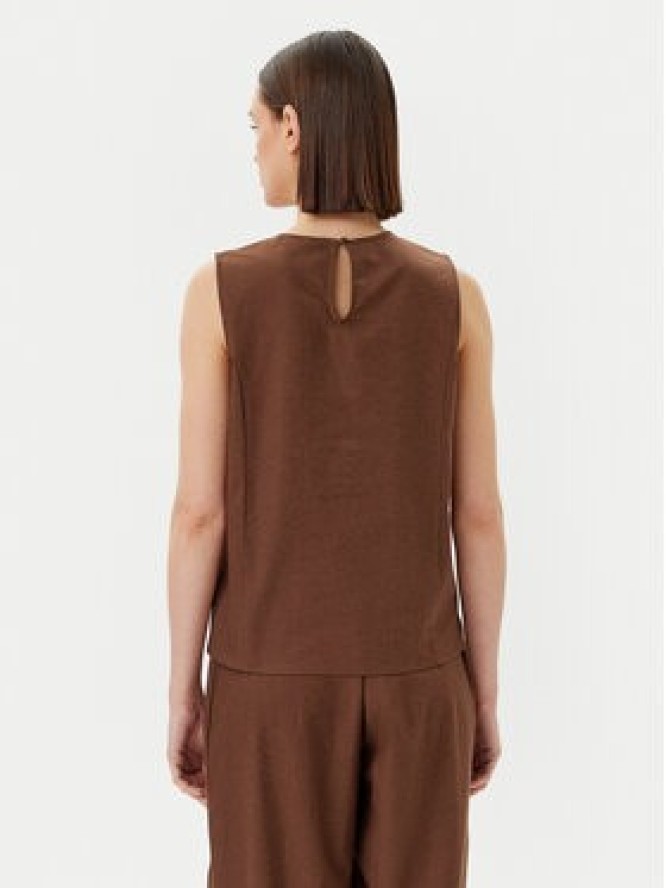 Barbour Bluzka Barbour Lucy LSH1665BR53 Brązowy Regular Fit