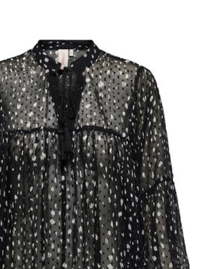 ONLY Bluzka Aida 15283695 Czarny Loose Fit