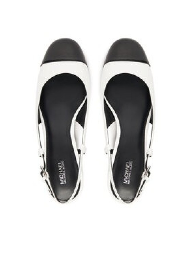 MICHAEL Michael Kors Baleriny Perla 40R4PLFP1L Biały