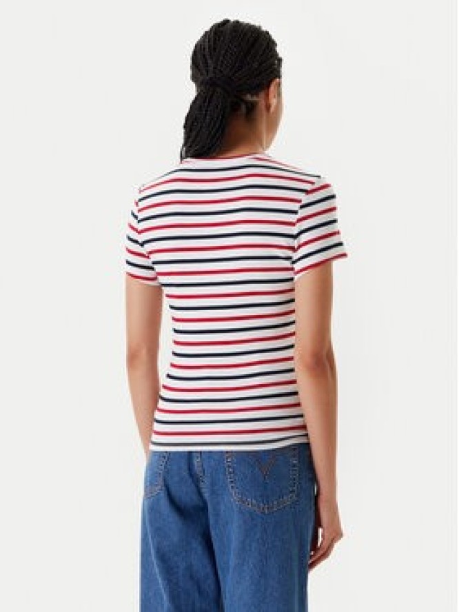 Tommy Jeans T-Shirt Essential DW0DW17383 Kolorowy Slim Fit