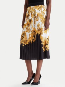 Versace Jeans Couture Spódnica plisowana 80HAE8P5 NS806 Czarny Regular Fit