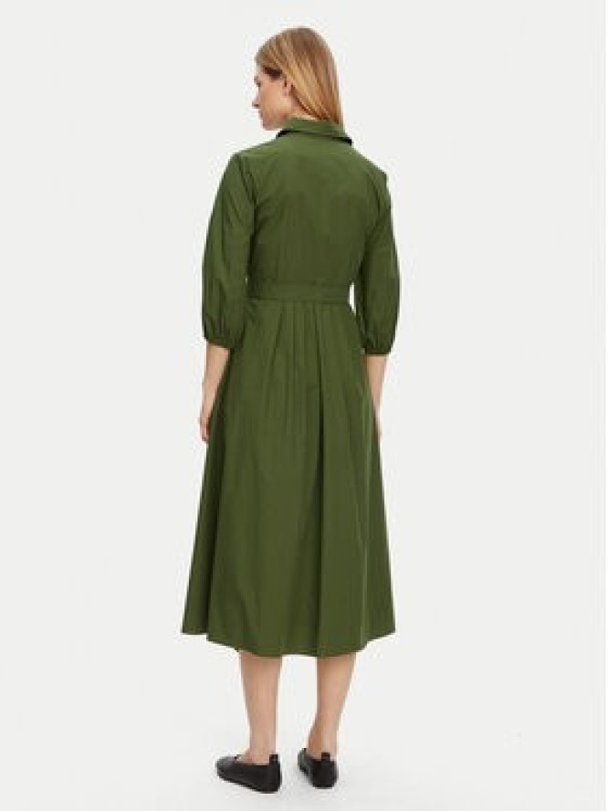 Weekend Max Mara Sukienka koszulowa Kenita 2515221202 Zielony Regular Fit