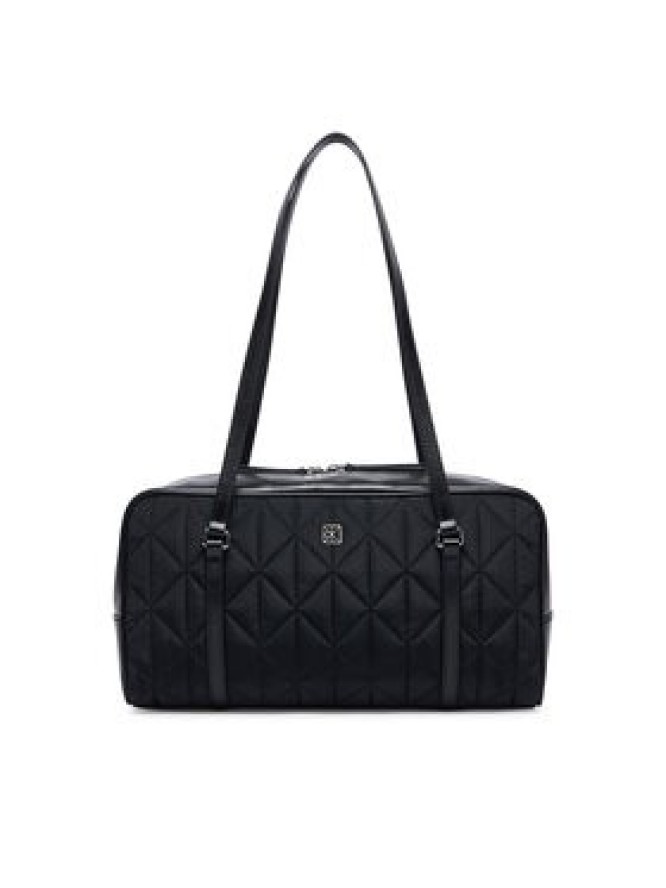 Calvin Klein Torebka Quilted Nylon 2X Strap Camerabag LV04F3651G Czarny