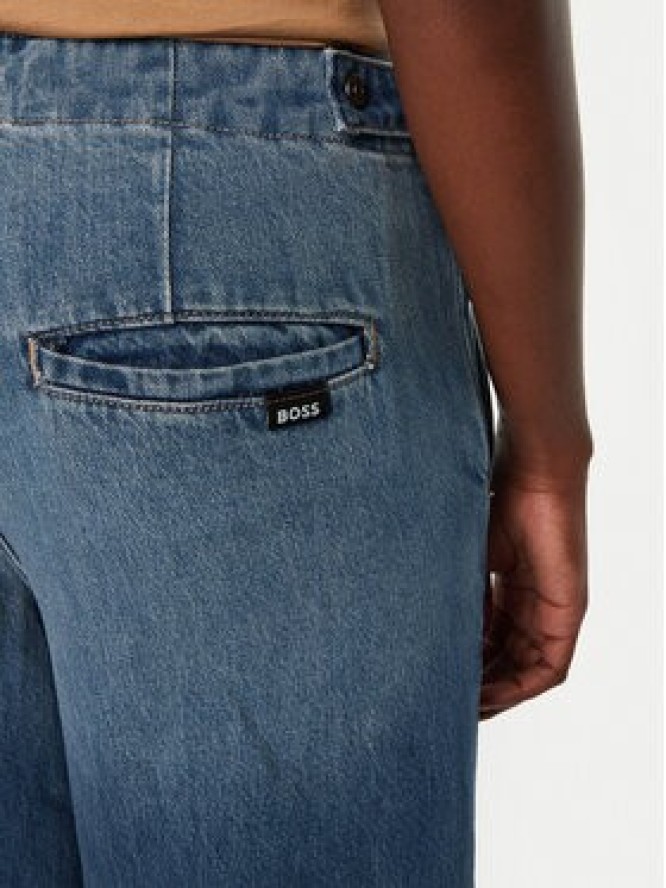 BOSS Jeansy Zehyrus 50528820 Niebieski Wide Leg