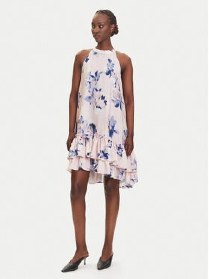 YAS Sukienka letnia Seraki 26037247 Różowy Regular Fit