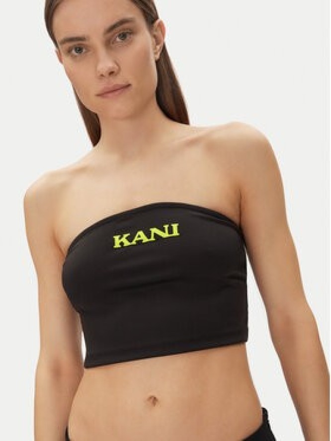 Karl Kani Top Retro Bandeau 61310127 Czarny Slim Fit